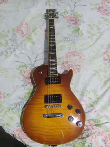 Guitarra washburn less pool windlx