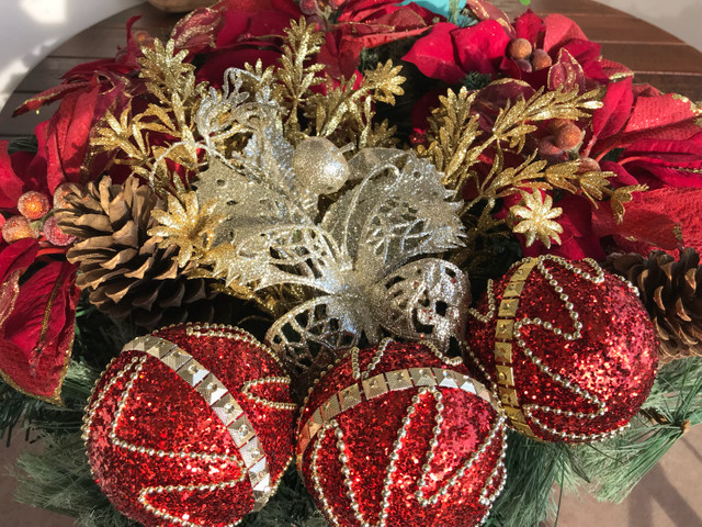 Guirlanda de Natal, Artesanal, Vermelho - Foto 4