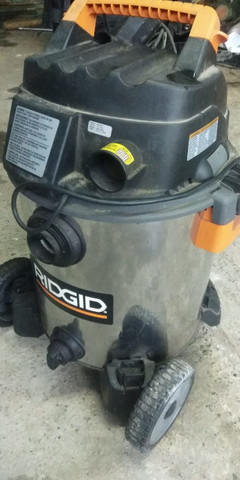 Aspirador Industrial de Pó e Líquido 60,56 Litros 6.5HP - Ridgid - Foto 4