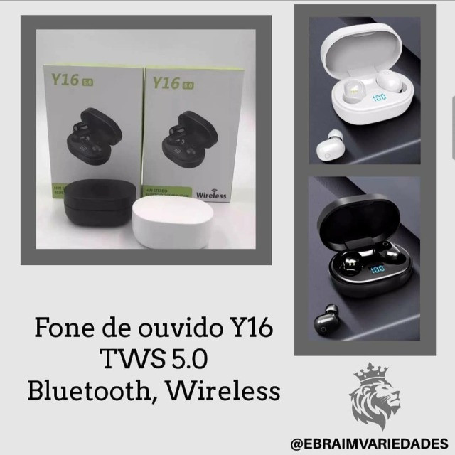 (NOVO) Fone De Ouvido Y16 Tws 5.0- Bluetooth, Wireless ( Na caixa) - Foto 4
