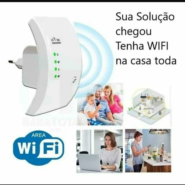  Repetidor Wireless-n Sinal Wifi Repeater 300mbps