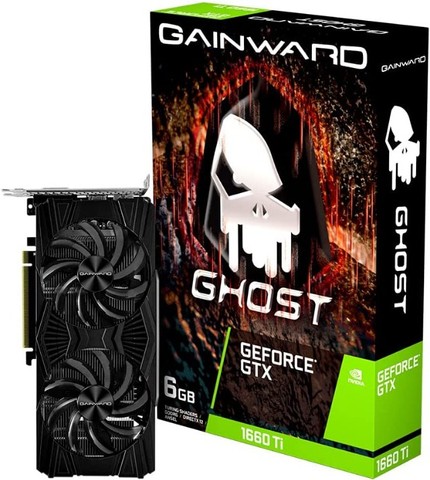 Placa de Vídeo Gainward - Geforce GTX 1660 Ti, 6GB Gddr6, Ghost Series