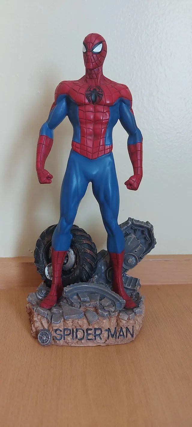 Boneco Action Figure Homem Aranha De Ferro Spiderman 16 Cm