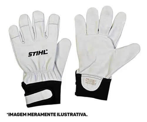 Luva De Proteção Couro Tipo Vaqueta Premium Gg-t10 Stihl