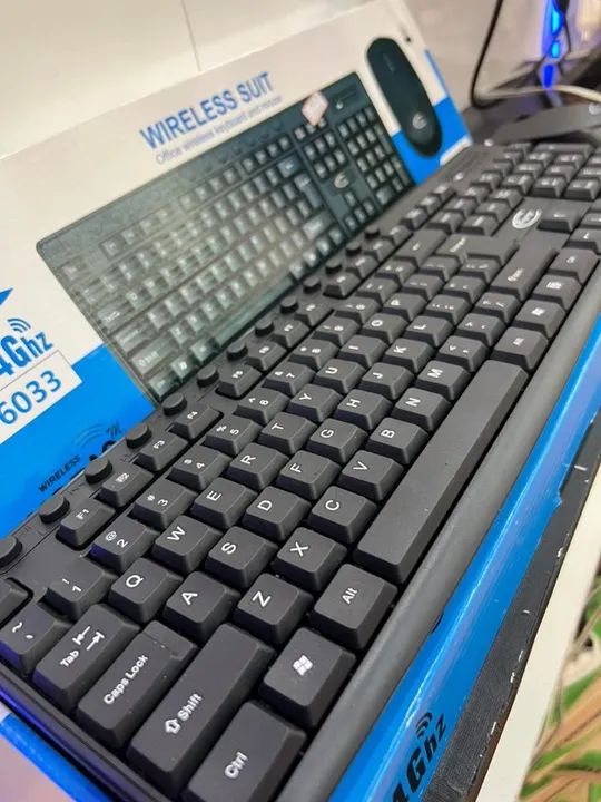 KIT Teclado + Mouse BUY-6033 Sem fio Wireless ABNT/ Buying 2.4Ghz - Foto 4