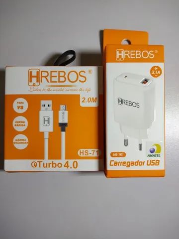Vendo kit carregador super rápido V8 microusb 