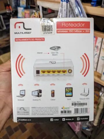 Roteador 1 Antena com entrada para modem. - Foto 2