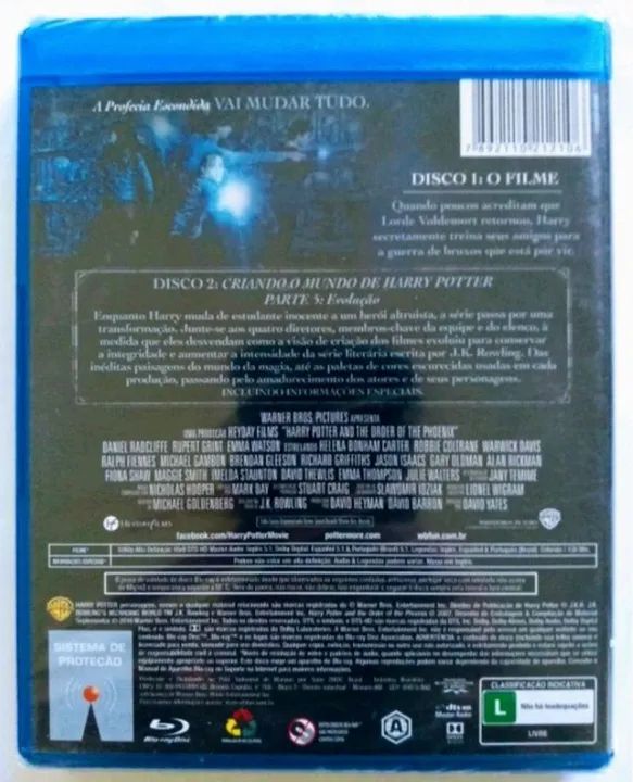 Blu-ray Duplo Harry Potter e a Ordem da Fênix - Lacrado e Original.  - Foto 3