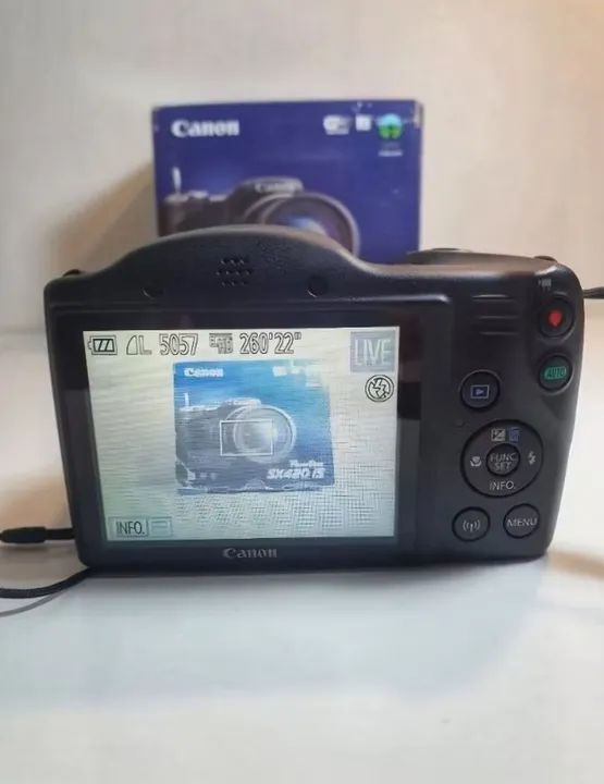 Câmera Canon SX420 IS em Ótimo Estado - Foto 2