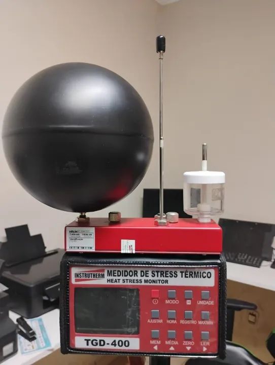 TERMÔMETRO DE GLOBO INSTRUTHERM TGD 400 CALIBRADO COM CAPA EXCLUSIVA DE PROTEÇÃO