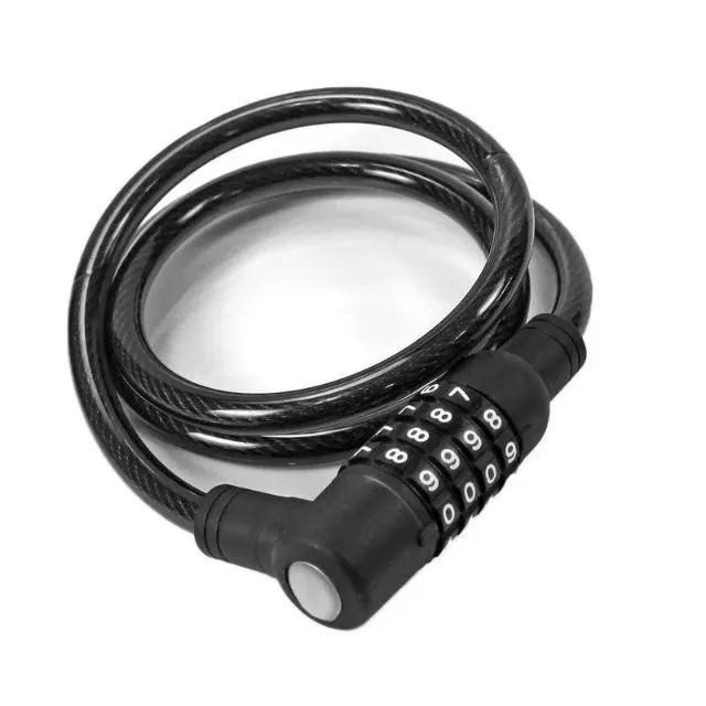 Cadeado Bike Capacete Moto Brasfort 10mmx1m Espiral Com Segredo (Entrega Grátis)