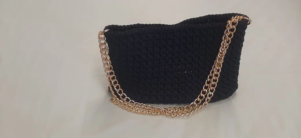 bolsa em croche fio nautico - Foto 5