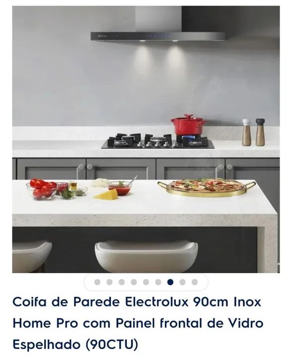 Coifa de Parede Electrolux 90cm Inox Home Pro - Foto 6