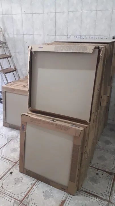  Piso Bege Retificado 60x60 - Marca Lume / Revestimento Lume 32x59