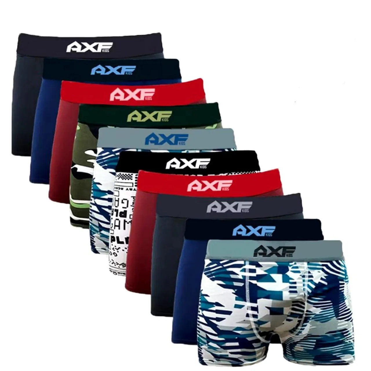 Cuecas Boxers Infantil AXE Kids - 10 Peças