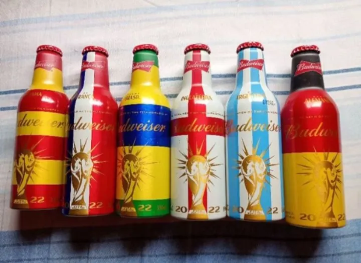 Garrafas da Copa do Mundo