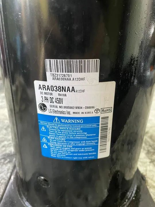 Compressor LG ARA038NAA 3F DC  - Foto 3
