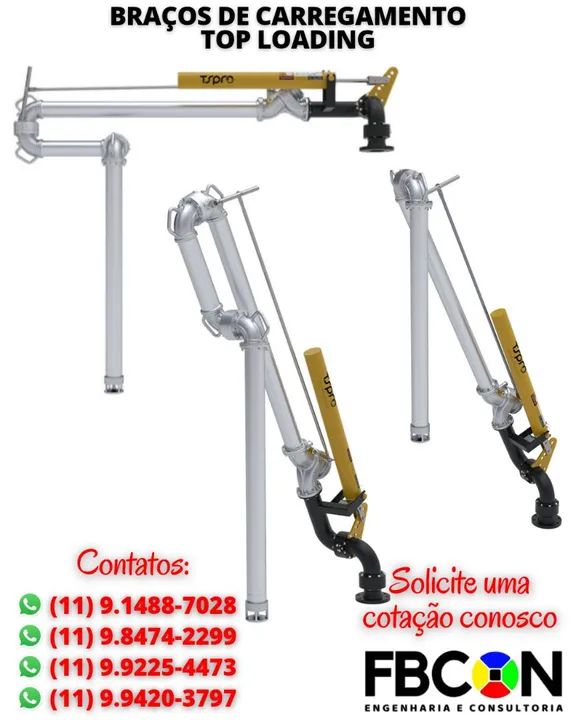 Braço de carregamento para caminhão - Top e Bottom Loading - Foto 3