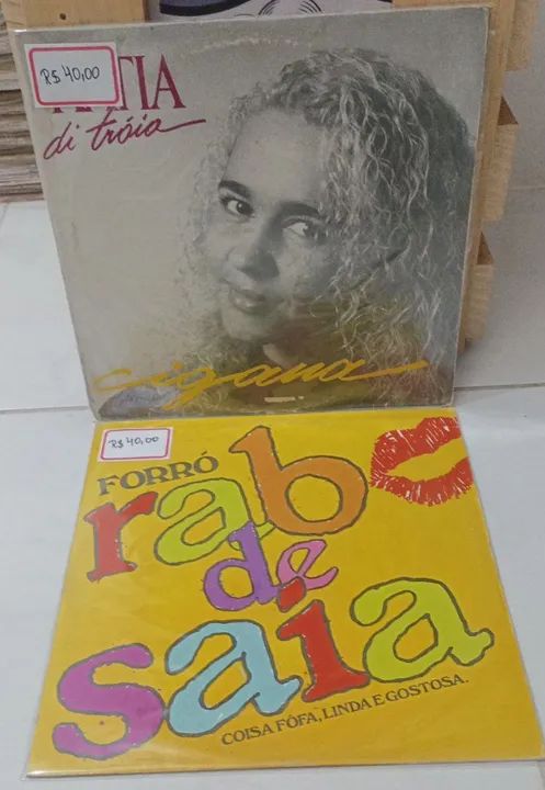 Discos de vinil Forro das antigas - valor na capa  - Foto 2