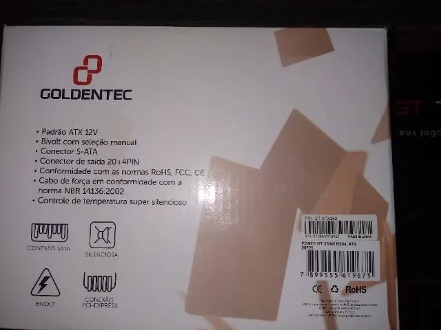 Fonte de Alimentação GT 350w Goldentec - Foto 2