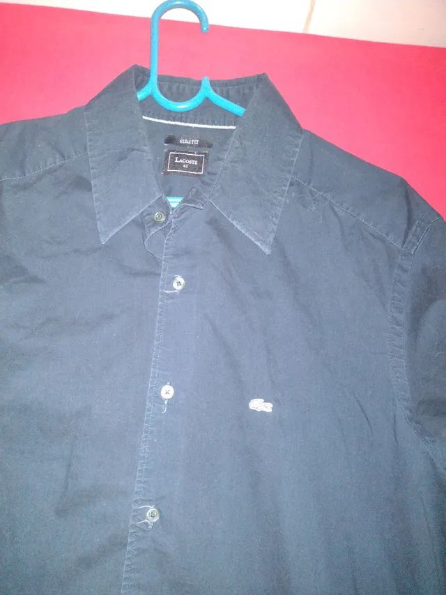 Camisa social hot sale lacoste original