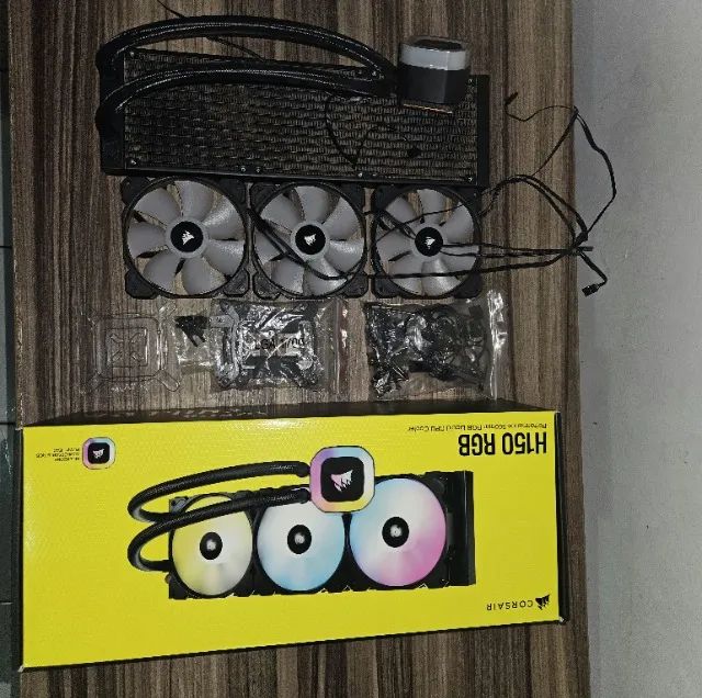 Water Cooler Corsair H150 RGB, 360mm, AMD/Intel, Preto - CW-9060054-WW - Foto 6