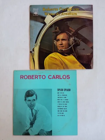 LP's Roberto Carlos - Ritmo de Aventura e Splish Splash - raridades!