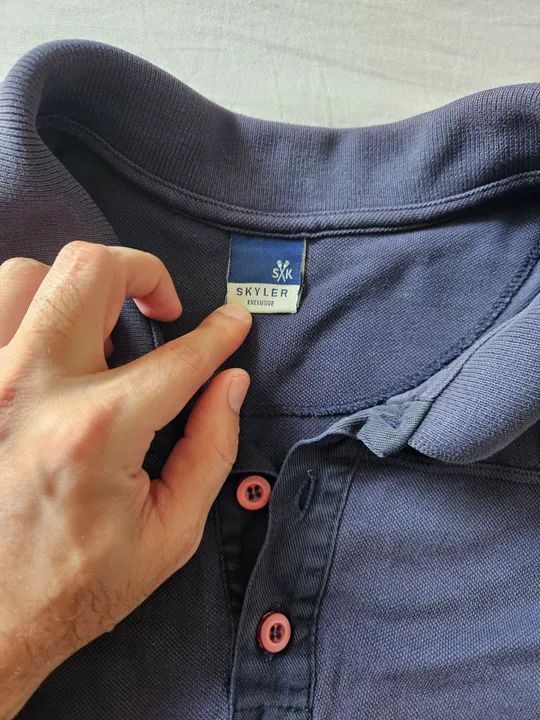 Polo Masculina Azul Skyler - Tamanho GG - Foto 5