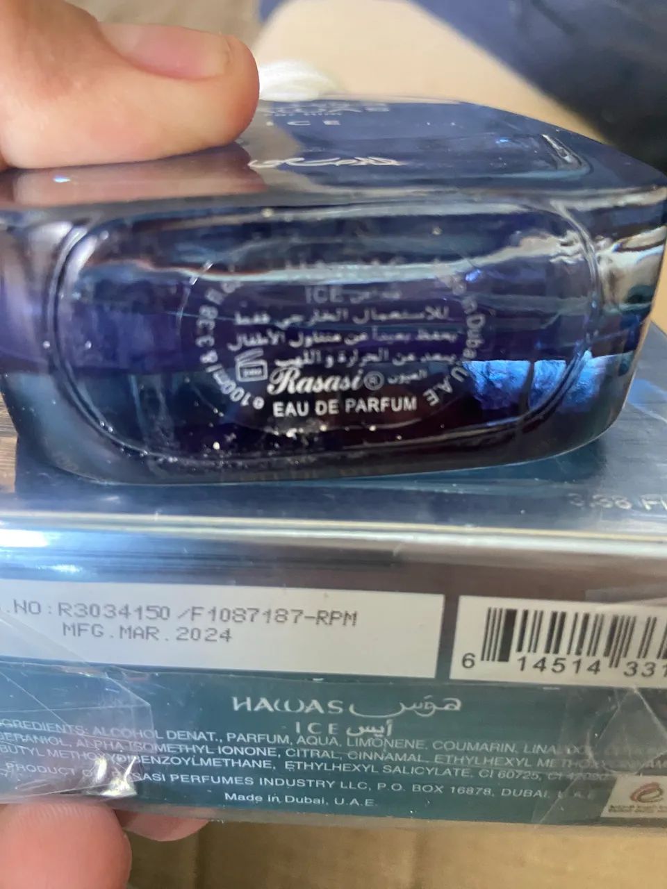 Hawas Ice Perfume Rassasi 100 mls Original - Foto 5