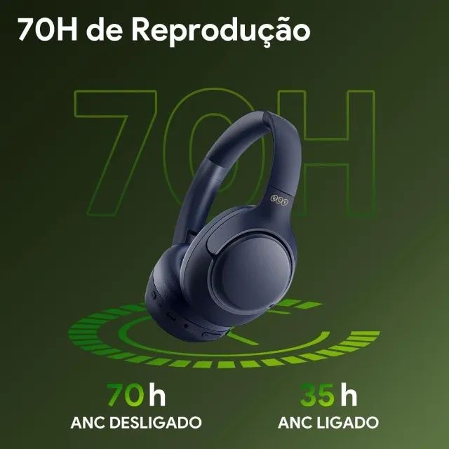 Fone QCY H3 Preto - Foto 4