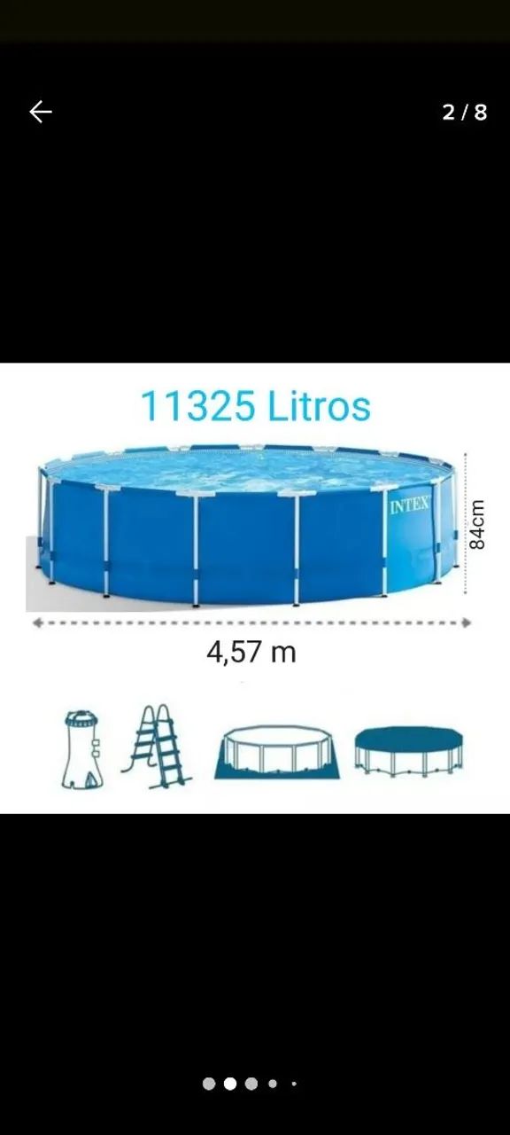 Piscina 11.325 mil litros 