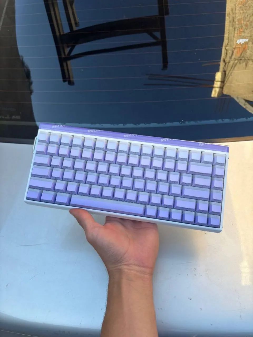 Aula Hero 84HE (Roxo; Jade Emperor) - Teclado Magnético