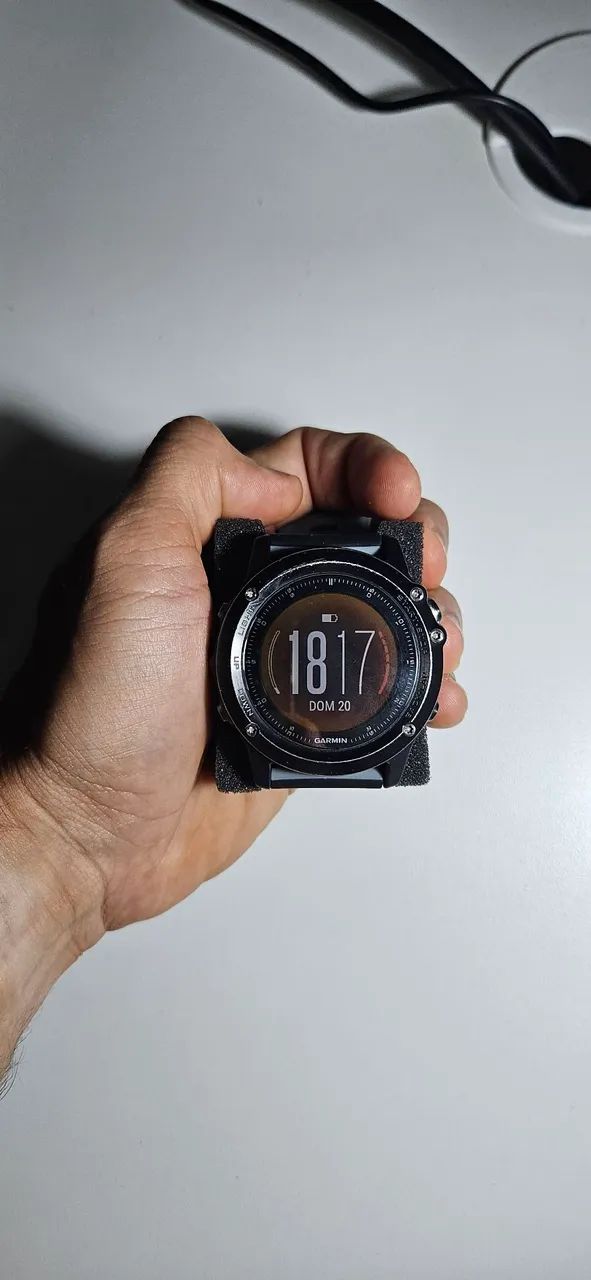Relógio Garmin Fenix 3HR sapphire - Foto 4