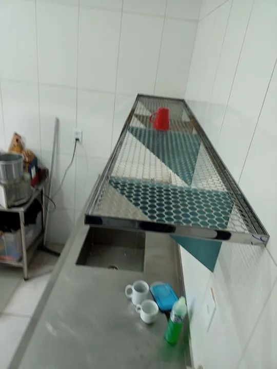 Escorredor inox sobre pia , fabricamos e montamos  - Foto 2