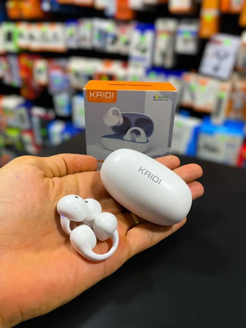 FONE DE PUVIDO ABERTO CONDUÇÃO ÓSSEA KAIDI KD-745 - Foto 3