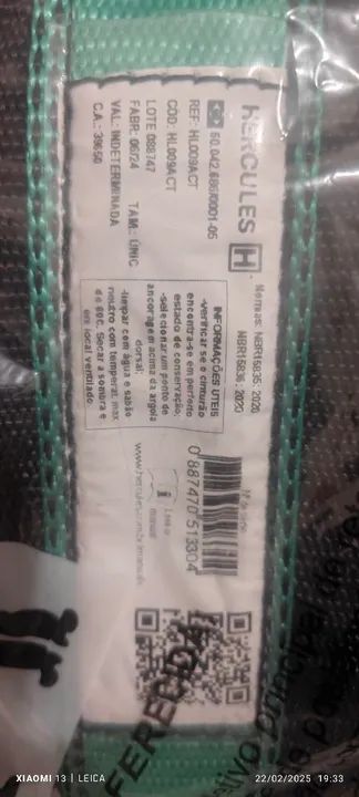 Cinto de Segurança Hércules novo para Trabalho  - Foto 5