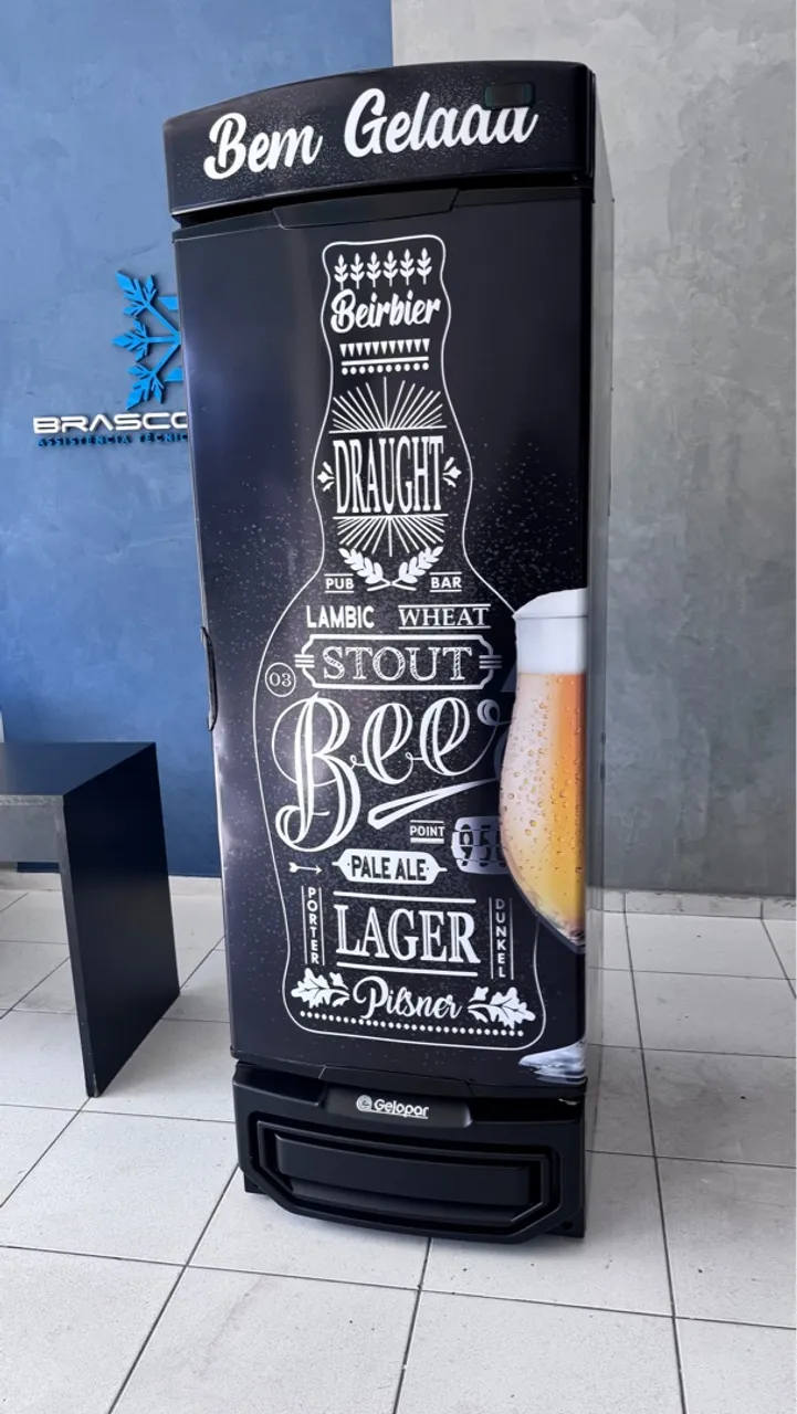 Cervejeira Semi Nova Gelopar 572 litros Frosfre chega -2 -4 -6 -8 . Garantia de 8 mês