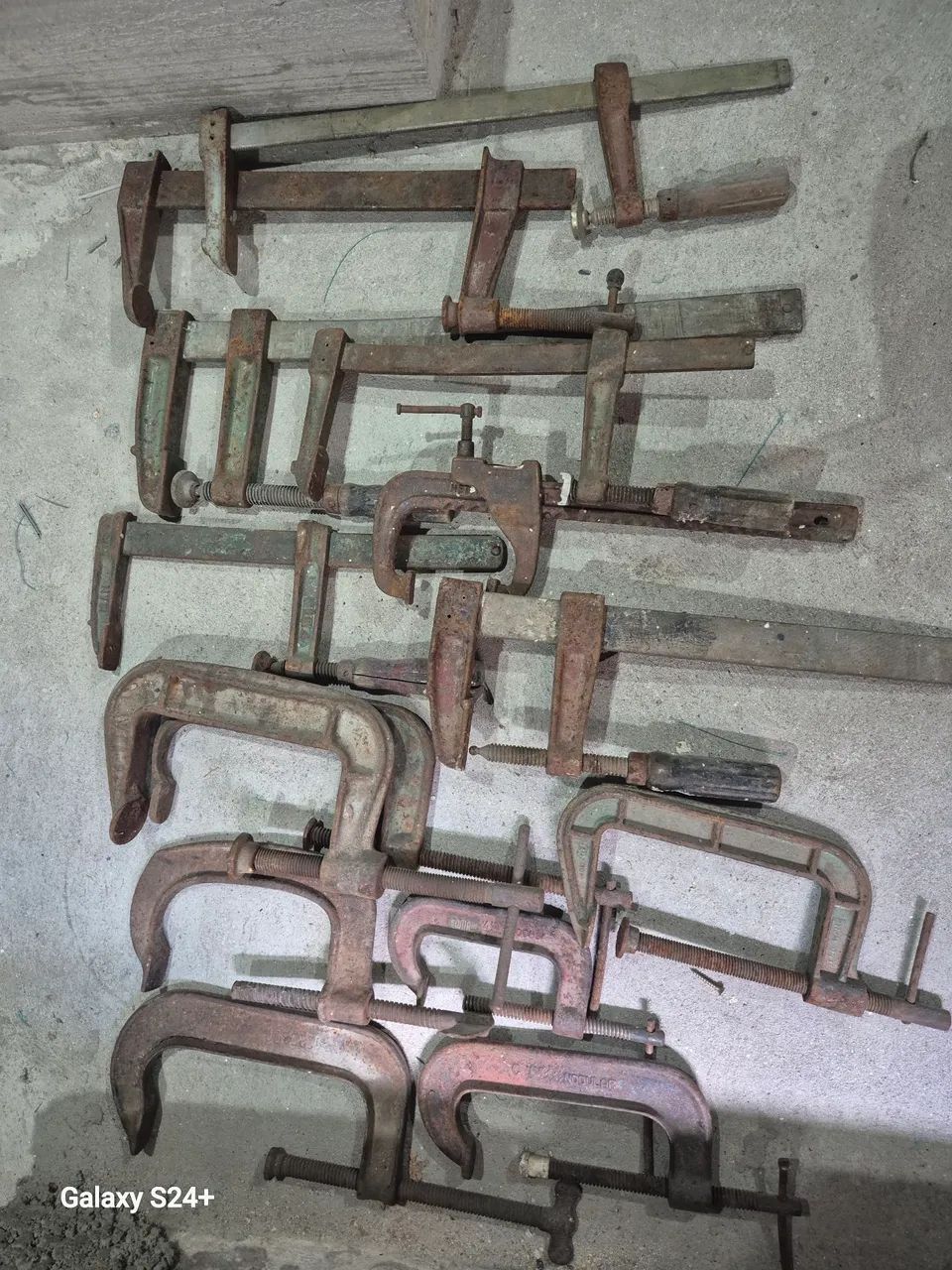 KIT GRAMPO TIPO C E TIPO SARGENTO 14 PEÇAS 