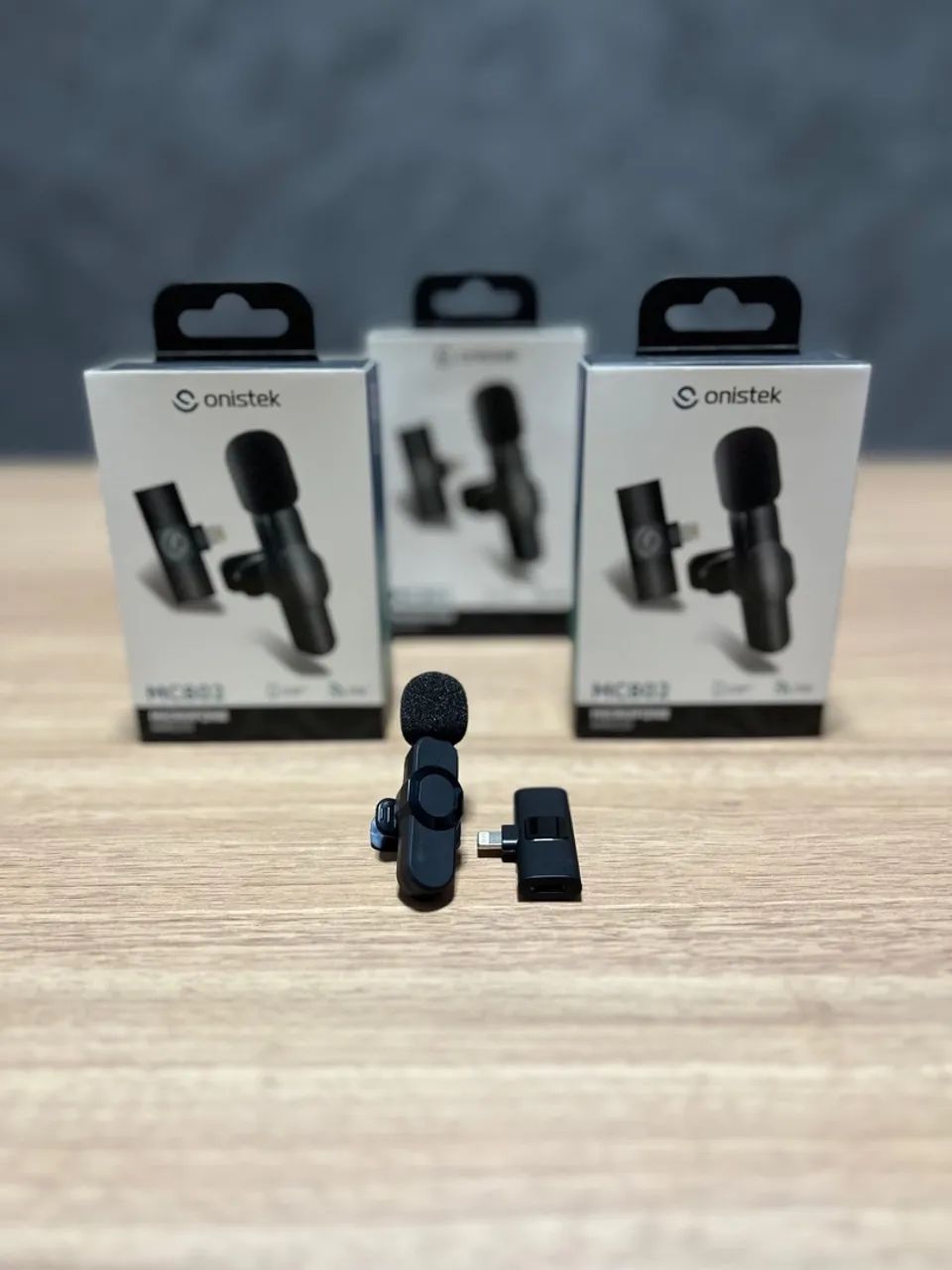 Microfone Lapela Sem Fio Onistek MC803 - Novo - Foto 3