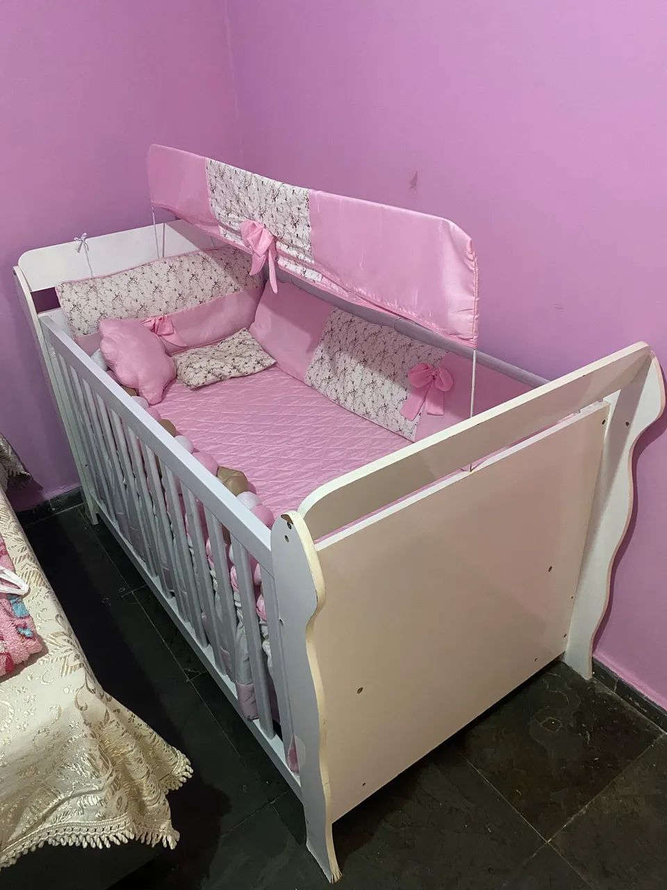 Berço infantil e colchão  - Foto 3