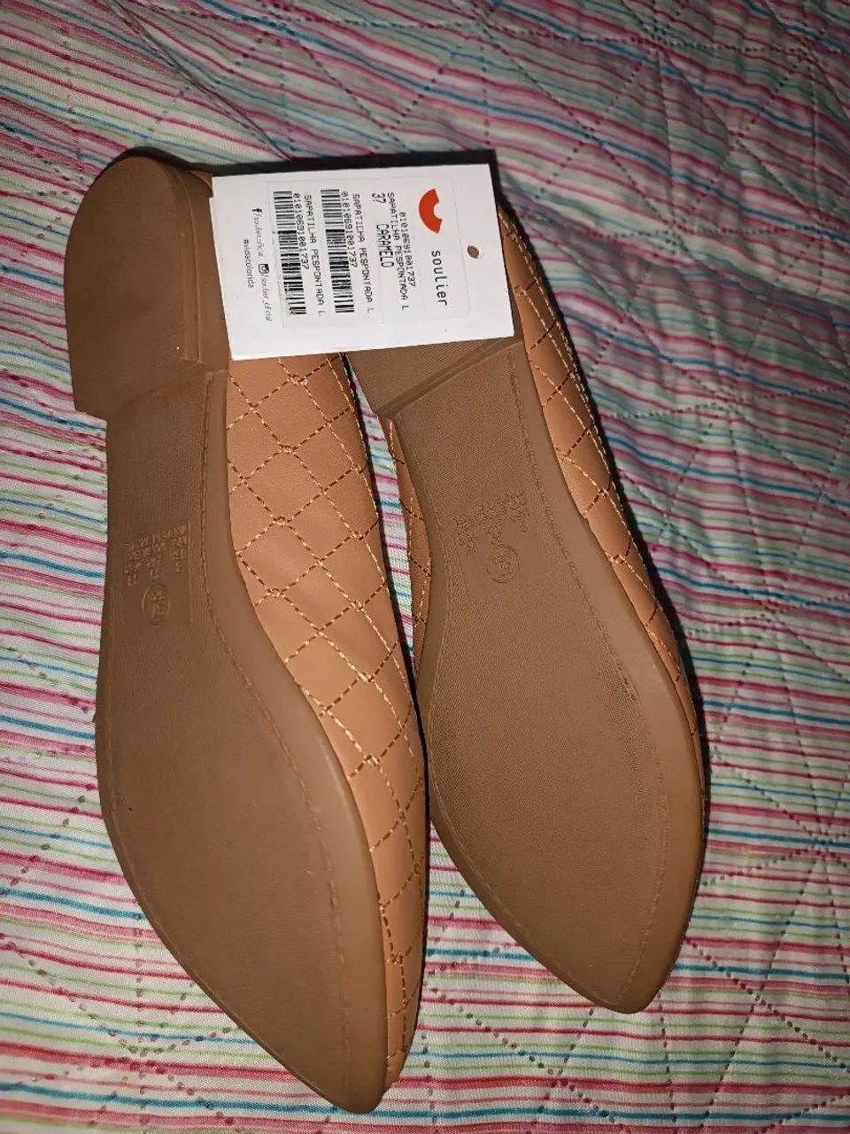 Sapatilha Soulier Bege - Foto 2
