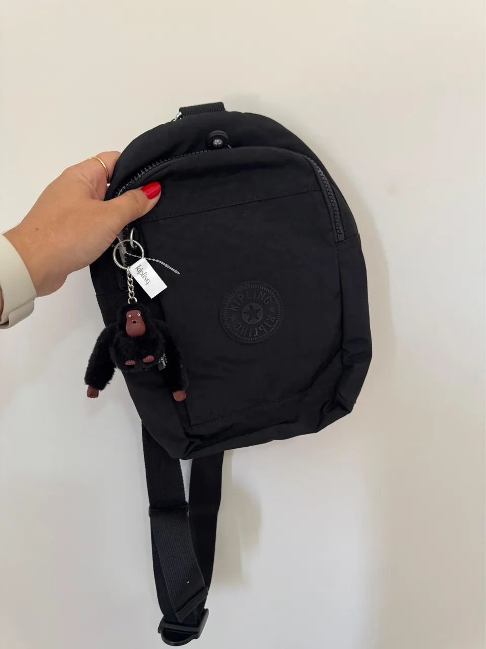 Bolsa kipling ombro preta original - Foto 4