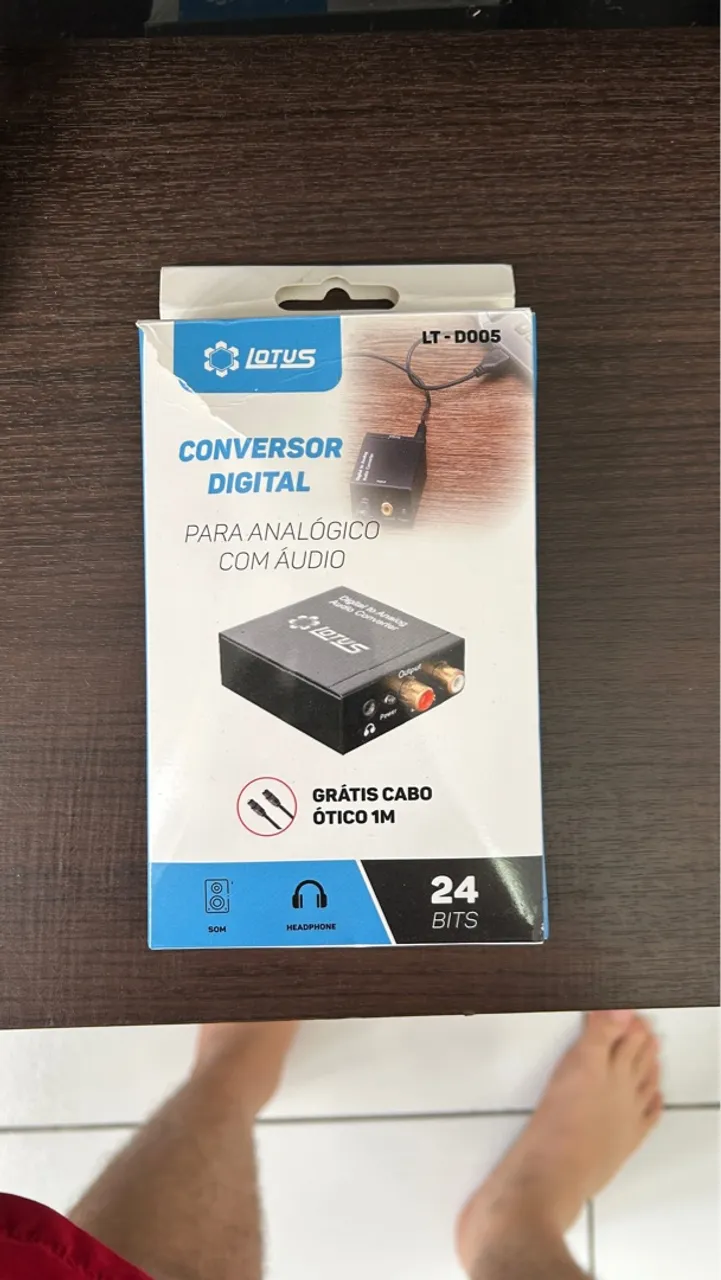 Conversor de áudio Digital para Analógico