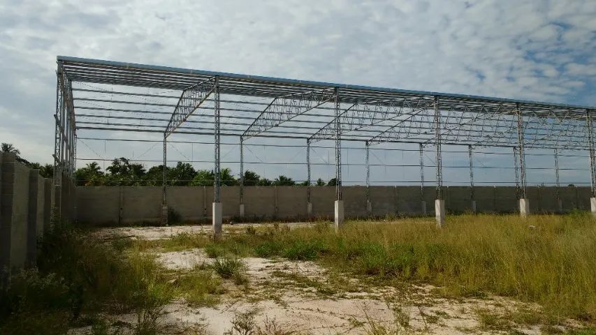 Estrutura metálica de galpão medindo 80x20 total 1.600 m2 - Foto 4
