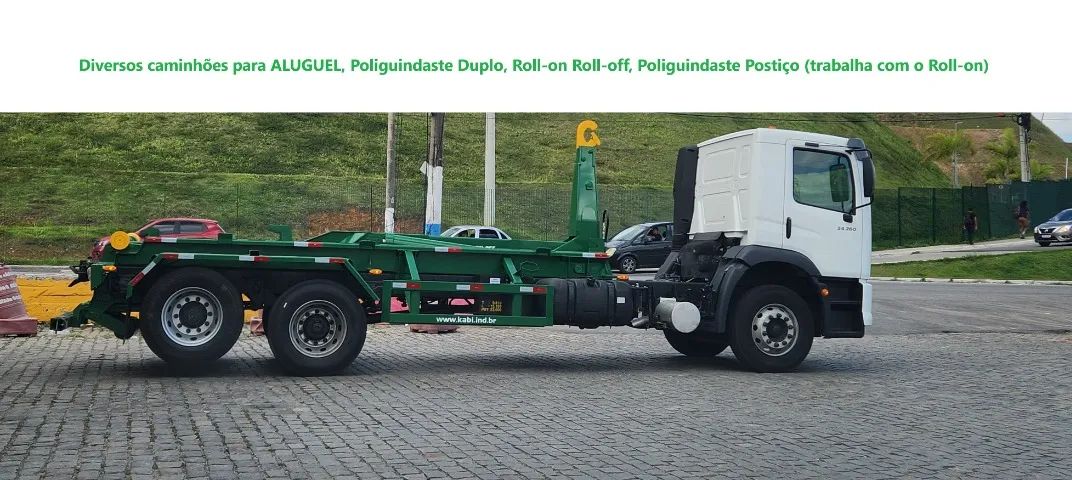Poliguindaste Duplo e Roll-on