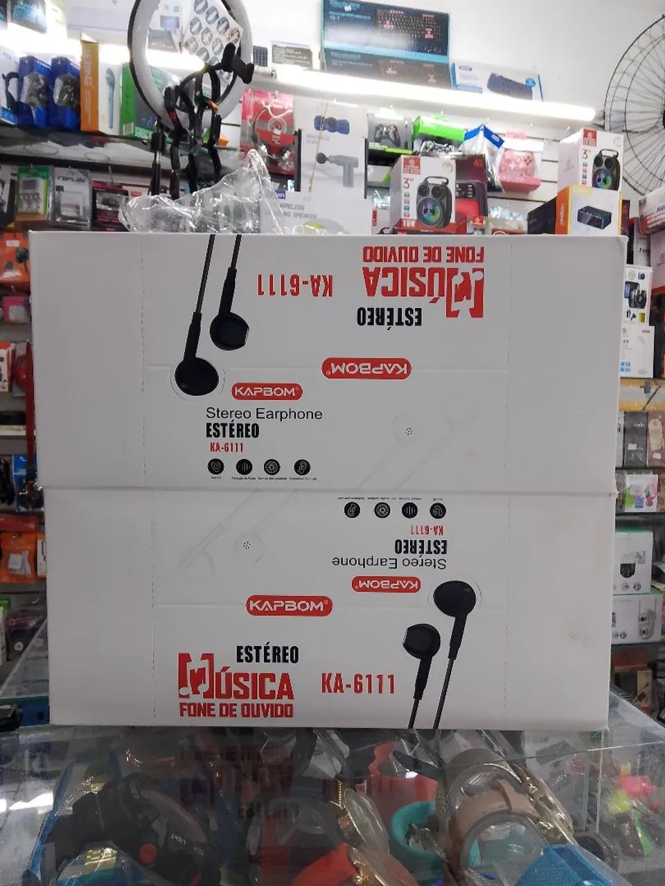 Fone de Ouvido Estéreo Kapbom KA-6111 - Foto 2