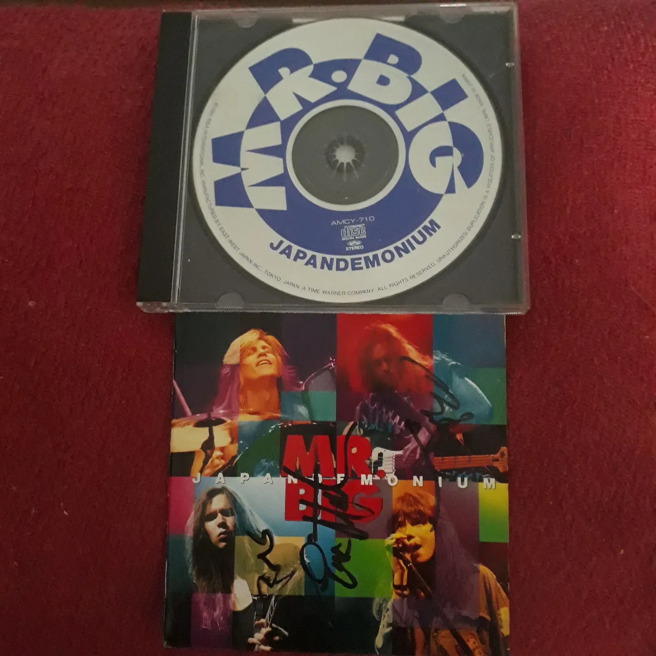 CD Mr. Big Importado e Autografado (Hard Rock)