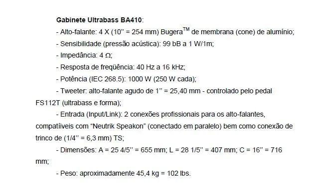 Amplificador Behringer - Foto 5