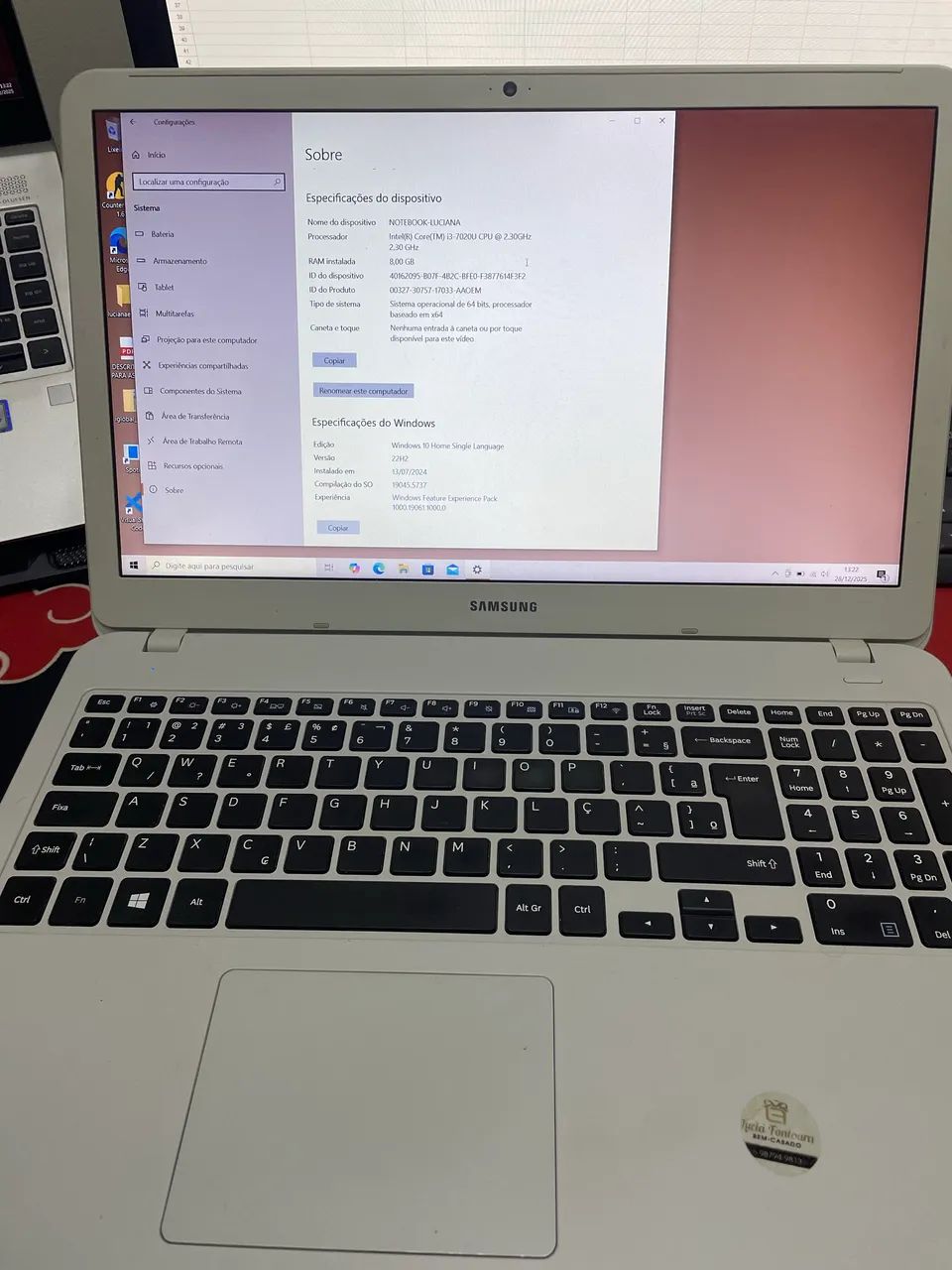 Notebook Samsung NP350XAA - Foto 2