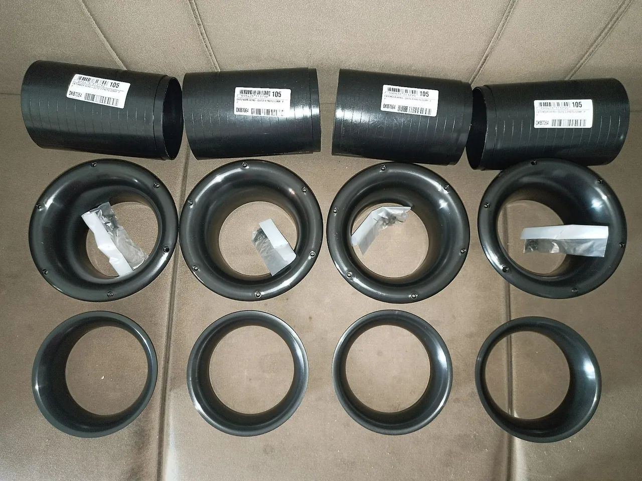 Vendo 4 Aero Dutos Ressonador Profissional Fiamon 4 Polegadas - Foto 4